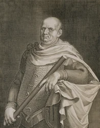 Vespasian, Emperor of Rome, Engraved by Aegidius Sadeler